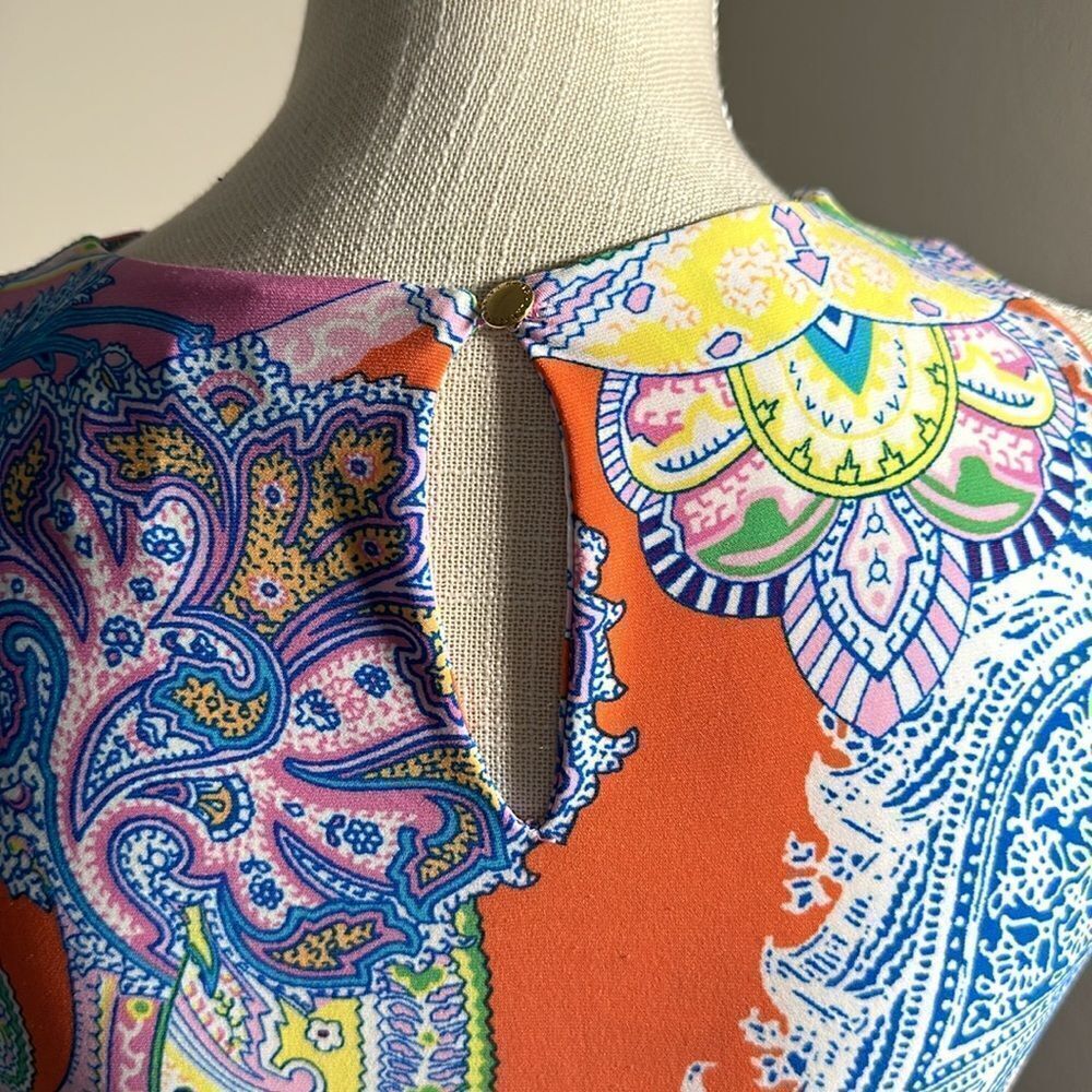 Womens Lauren‎ Ralph Lauren Paisley fitted Dress Small - Picture 4 of 5